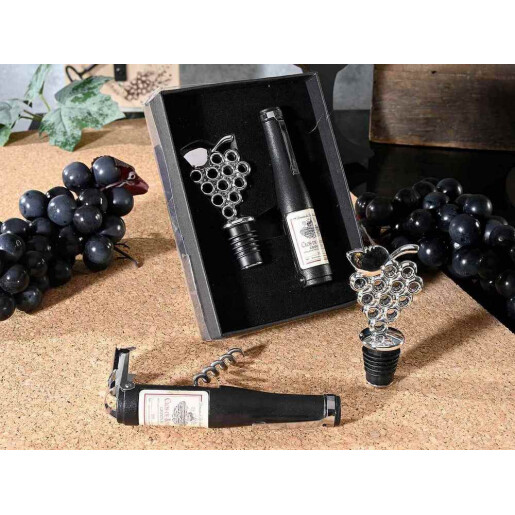 Set cadou, 2 ustensile pentru vin 11,5x16x3 H