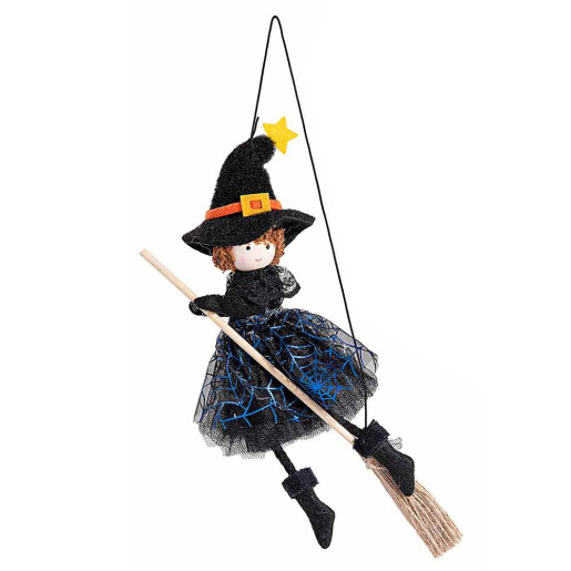 Figurina Halloween Vrajitoare Befana textil LN 24 cm