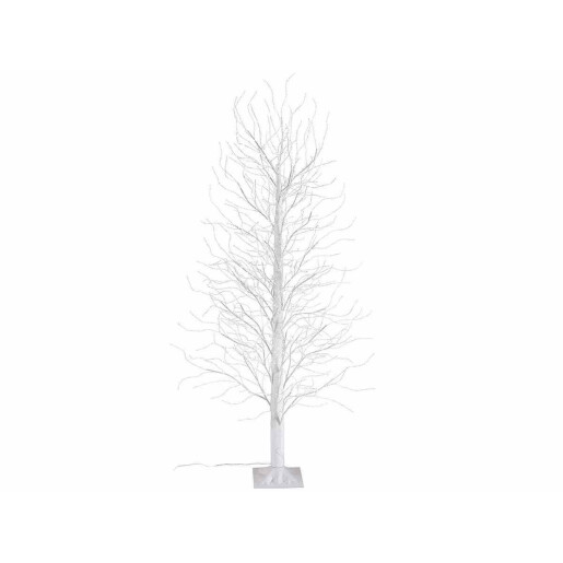 Copac decorativ alb 1700 leduri 297 ramuri 2.10 cm