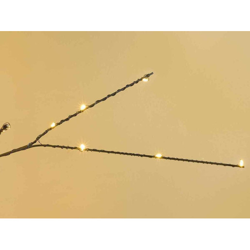 Copac decorativ negru cu leduri Ø 97x180 cm