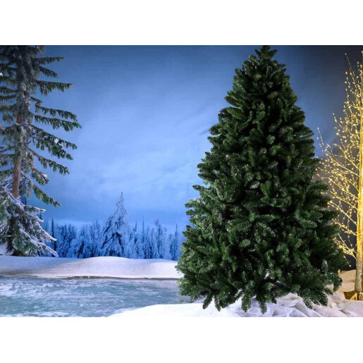 Brad artificial verde 2846 ramuri 160x240 cm
