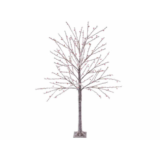 Copac 280 leduri 14 ramuri merisoare 150 cm