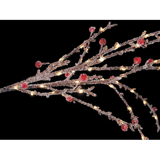 Copac 280 leduri 14 ramuri merisoare 150 cm