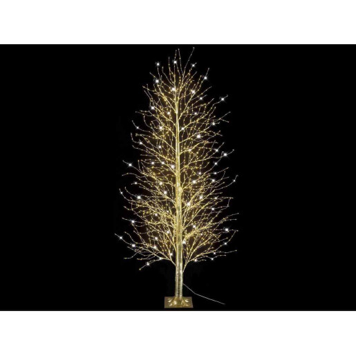 Copac decorativ auriu 2000 leduri, 2.40 H