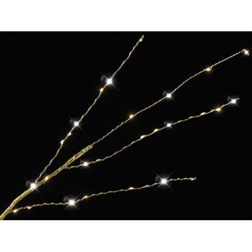 Copac decorativ auriu 2000 leduri, 2.40 H