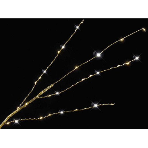 Copac decorativ auriu 1700 leduri, 2.10 H