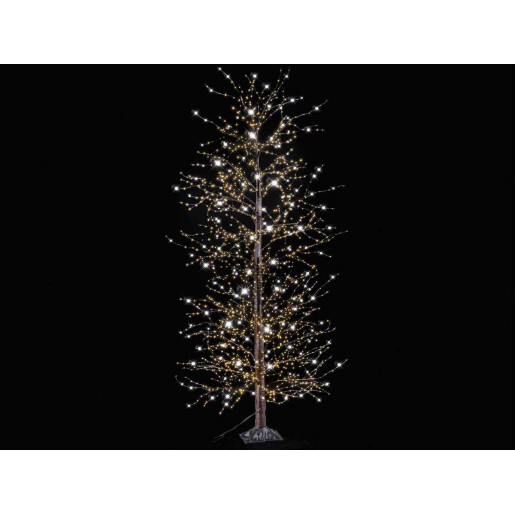 Copac decorativ maro 2000 leduri, 320 ramuri, 2.40 H
