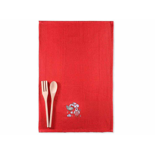 Set prosop bucatarie, 2 ustensile gatit 38 x 64, 24,5 H
