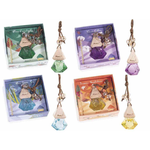 Set 4 odorizante camera multiarome cm 3,5 x 3,5 x 5,5 H, 8 ml