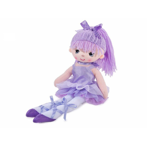 Papusa Balerina textil multicolor cm 40 H