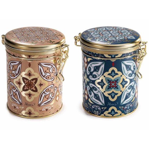 Set 6 borcane metal cm 11,5 x 9 x 12 H