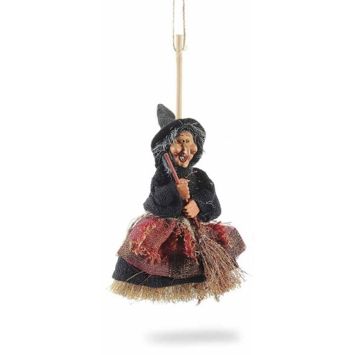 Set 3 figurine Halloween Vrajitoare textil multicolor cm 8 x 20 H