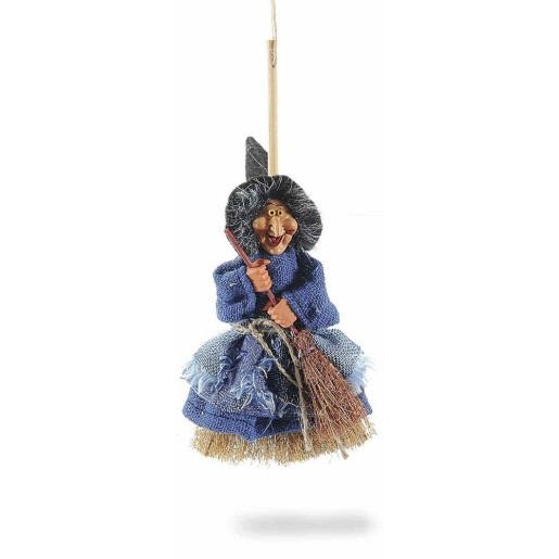 Set 3 figurine Halloween Vrajitoare textil multicolor cm 8 x 20 H