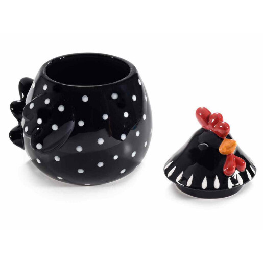 Set 2 borcane Gaina ceramica multicolora 15.5x15x17.5 cm