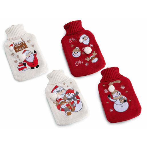 Set 4 recipiente apa calda Mos Craciun cm 20 x 37 H