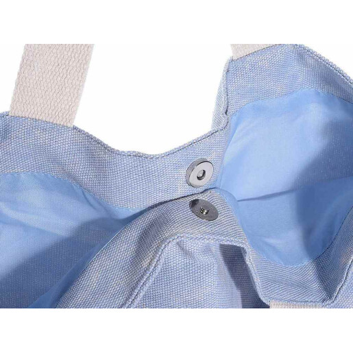 Geanta plaja textil multicolor Beach cm 50x13x40 H