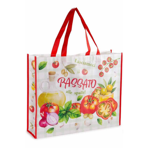 Set 2 sacose cumparaturi poliester multicolor 45x11x56 H, 16 L
