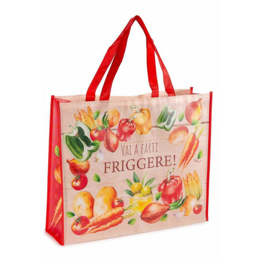 Set 2 sacose cumparaturi poliester multicolor 45x11x56 H, 16 L