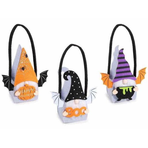 Set 3 gentute Halloween textil multicolor III cm 13 x 7 x 16 H