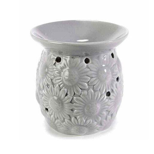 Set 4 difuzoare parfum camera ceramica gri Ø 9 cm x 9,5 H