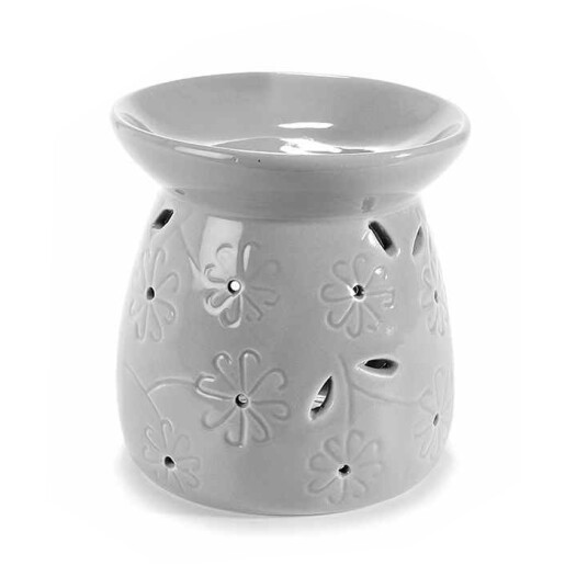 Set 4 difuzoare parfum camera ceramica gri Ø 9 cm x 9,5 H