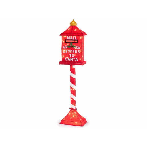 Cutie Postala  metal leduri 30x18x130 cm