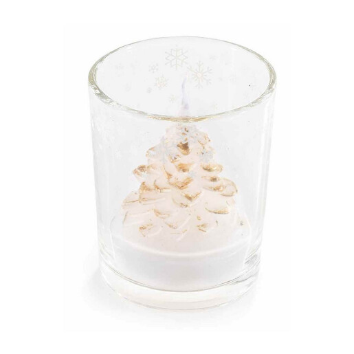 Set 2 candele Craciun Ø 5,5 cm x 6,5 H