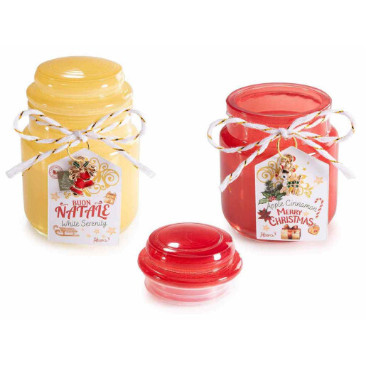 Set 2 lumanari parfumate Craciun Ø 6 cm x 8,5 H