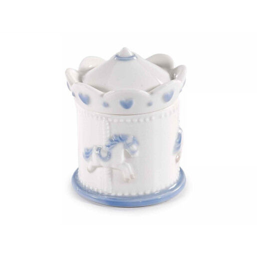 Lumanare parfumata, borcan portelan Ø 8 cm x 9,5 H