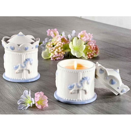 Lumanare parfumata, borcan portelan Ø 8 cm x 9,5 H