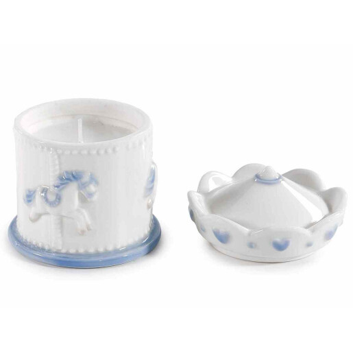 Lumanare parfumata, borcan portelan Ø 8 cm x 9,5 H