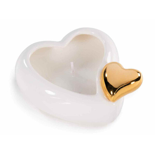 Lumanare parfumata, borcan ceramica cm 10 x 10,5 x 5,5 H