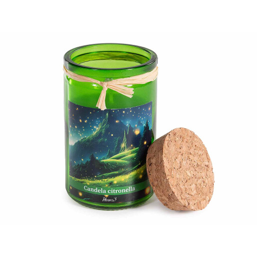 Lumanare parfumata in borcan aroma Citronella Ø 5,5 cm x 9,5 H