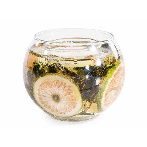 Lumanare parfumata in borcan cu gel Ø 10 cm x 8 H