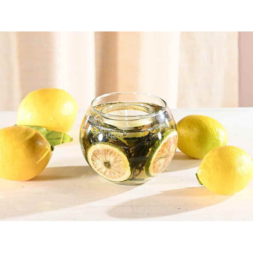 Lumanare parfumata in borcan cu gel Ø 10 cm x 8 H