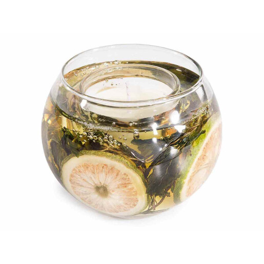 Lumanare parfumata in borcan cu gel Ø 10 cm x 8 H