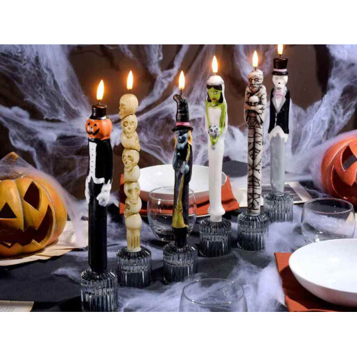 Lumanare Halloween ceara cu led cm 4 x 2,5 x 30 H
