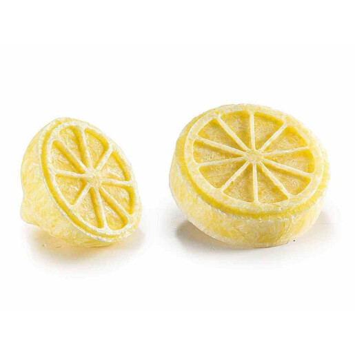 Set 2 flori ceara parfumata, razatoare in cutie cadou, aroma Lamaie 9 x 8,5 x 4,5 H