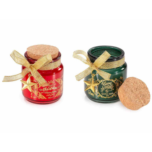 Set 2 lumanari parfumate Craciun RG 6x7.5 cm