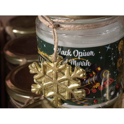 Set 4 candele parfumate Craciun 6.5x8 cm