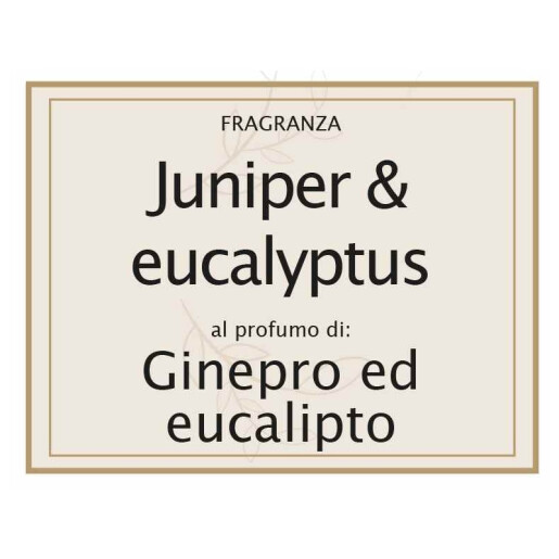 Lumanare parfumata Craciun aroma Ienupar si Eucalipt 6.5x8 cm