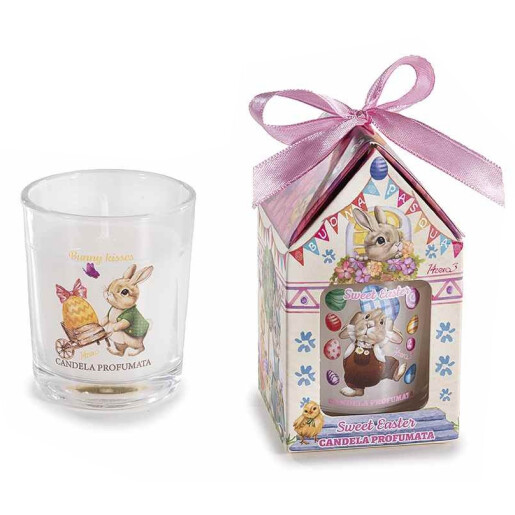 Lumanare Paste in cutie cadou aroma Sweet Easter II Ø 5,5 cm x 6,5 H