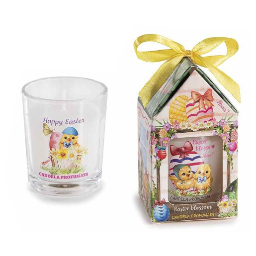 Set 4 lumanari Paste in cutie cadou multiarome Ø 5,5 cm x 6,5 H