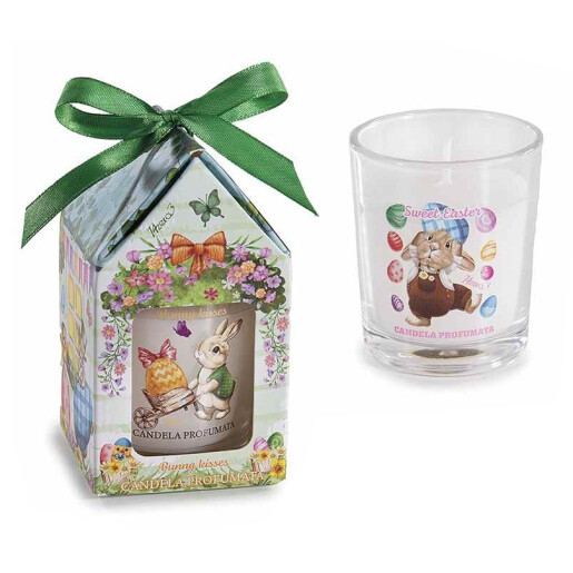 Set 4 lumanari Paste in cutie cadou multiarome Ø 5,5 cm x 6,5 H