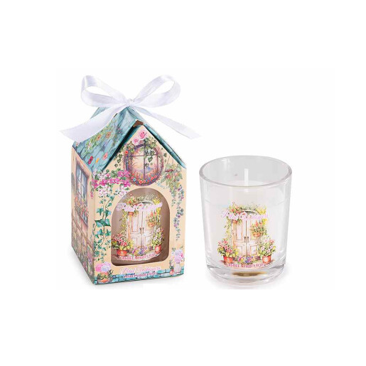 Lumanare parfumata in cutie cadou Petal Wishpers Ø 5,5 cm x 6,5 H