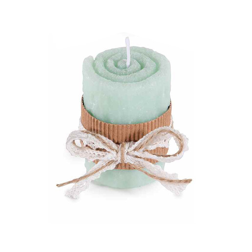 Lumanare ambientala ceara verde Ø 5 cm x 7,5 H