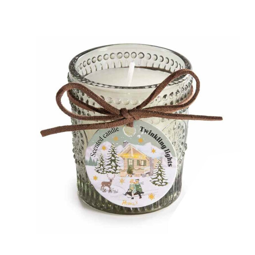 Lumanare parfumata Craciun aroma Twinkling Lights Ø 5,5 cm x 6,5 H