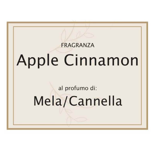 Lumanare parfumata Craciun aroma Mar si Mandarine Ø 5,5 cm x 6,5 H