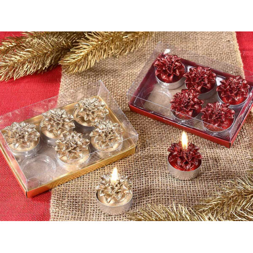 Set 12 lumanari Craciun  Ø 4 cm x 3 H