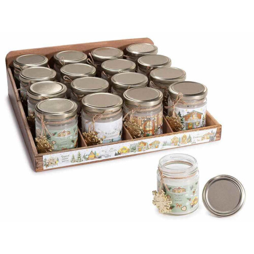 Set 4 lumanari parfumate multiarome Ø 6,5 cm x 8 H